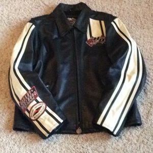 Harley Davidson Medium Weight Leather Coat